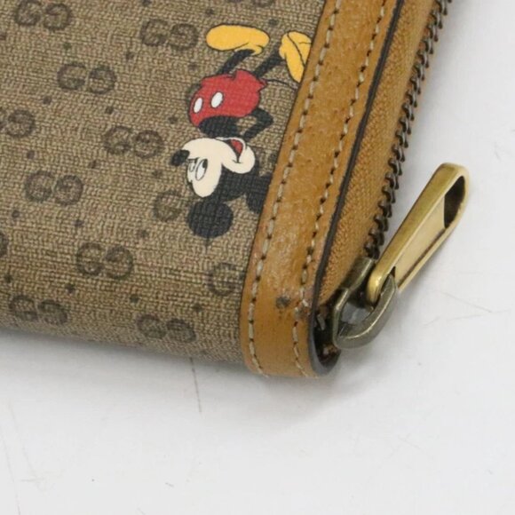 Gucci Disney GG Supreme Mickey Mouse Continental Long Wallet - Picture 13 of 15